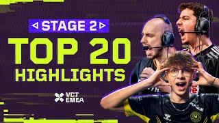 Top 20 Plays of Stage 2 | VCT EMEA 2024