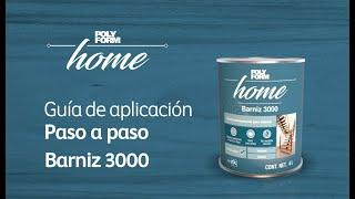 Protege y embellece pisos y escaleras de madera con Barniz 3000 Base Agua de Polyform Home-Tutorial