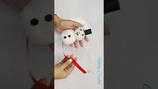 DIY Snowman From COTTON #shorts