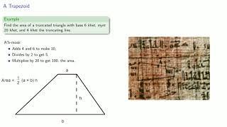 Egyptian geometry