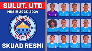 DAFTAR SKUAD SULUT UNITED FC 2023/2024 - SKUAD RESMI SULUT UNITED PEGADAIAN LIGA 2 MUSIM 2023/2024