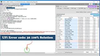 UFI - eMMC ToolBox Error code 36 100% Solution