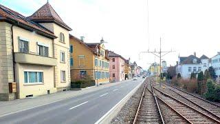  4K Lenzburg - Seetal - Luzern cab ride, Switzerland [02.2020]