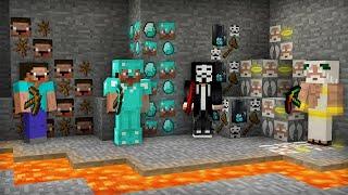 РУДА МАЙНКРАФТ: НУБ ПРОТИВ ПРО ПРОТИВ ЧИТЕР ПРОТИВ БОГ БАТЛ | Компот Minecraft