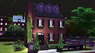 Brick Townhome | Sims 4 ASMR Speed Build