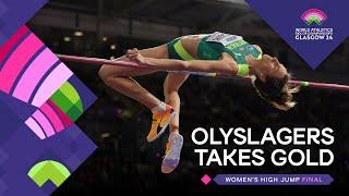 Golden high jump glory for 's Olyslagers | World Indoor Championships Glasgow 24