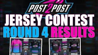 Post2Post Jersey Contest Round 4 Results! FINAL 2 ANNOUNCED!