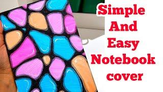  Easy idea for  notebook cover drawing