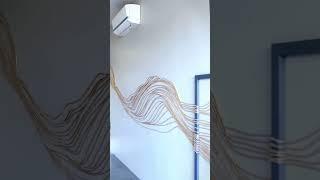 The Golden Waves - Sculptural Art That Redefines Modern Interiors