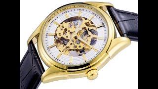 EVERBUYING.NET - FLENT b078 Automatic Mechanical Men Watch Hollow-out Design