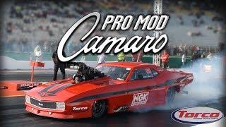 Andy Robinson Race Cars Pro Mod Camaro in UK Running on Torco