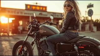 ️‍ Beautiful AI GIRLS Riding Harley. AI GENERATED MUSIC #movie #ai #aiart #music #girls #aifilm