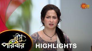 Basu Paribar  - Highlights Part-1 |27 Sep 2024 | Full Ep FREE on SUN NXT | Sun Bangla Serial