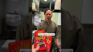 Asking my Japanese Pro Chef friend to turn my Pocky gourmet