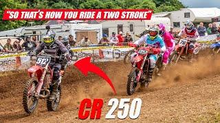 Young Gun on 18-Year-Old CR250 2 Stroke Races National Champion on Four stroke!