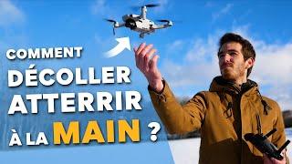 Faire DÉCOLLER/ATTERRIR son DRONE à la MAIN, ATTENTION ️