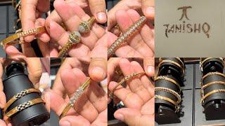 Tanishq new diamond bangle collection with weight and price | tanishq diamond bangle designs