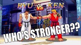 The difference between Ryu and Ken in EVERY Street Fighter Game!!