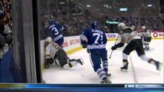 Dion Phaneuf boards Kevan Miller 12/8/13