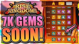 Anniversary Events Preview! [Free Gems & 7K Gems event] Rise of Kingdoms