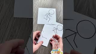 Running Stickman Spinner Craft – Easy DIY Animation for Kids!