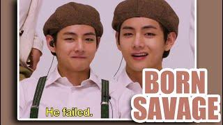 Kim Taehyung doesn't do savage, he's BORN SAVAGE (BTS V)