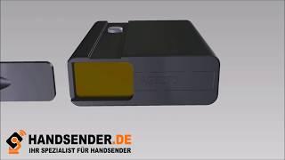 Ansonic Handsender - altes Gehäuse öffnen