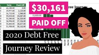 2020 Debt Free Journey Review | Financial Independence