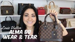 Louis Vuitton Alma BB Wear & Tear | Minks4All