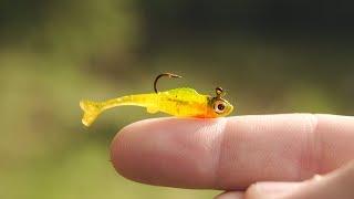 TINY Lure Challenge!!! (Micro Swimbait)