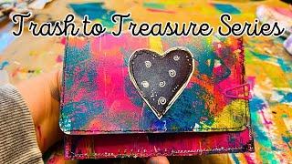 Create Junk Journal TREASURES from TRASH | CREATIVE Journaling | Art Journaling Ideas |