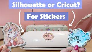 Silhouette Portrait 3 or Cricut Explore Air 2: Which one BETTER for Print & Cut Stickers?