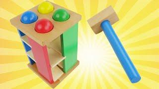 Preschool toys help with learning colors to teach kids