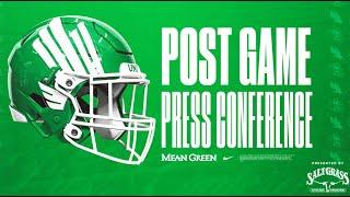 Postgame Press Conference | UNT vs Tulsa