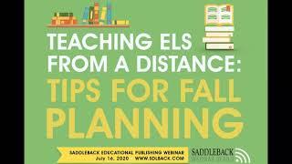 Teaching ELs from a Distance: Tips for Fall Planning