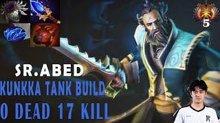 SR.Abed [Kunkka] Tank Build 17 Kill - Dota 2 Pro Highlight