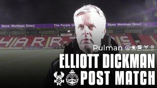 "We played into their hands" | ELLIOTT DICKMAN | INTERVIEW | Kidderminster 4-0 South Shields FC