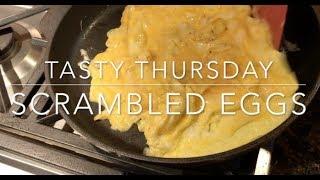 Scrambled eggs for a crowd - a Tasty Thursday video