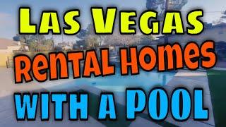 Las Vegas Rental Home with a POOL-  Furnished Las Vegas Rental Home & Everything is Included