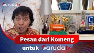 Pesan Komeng untuk Garuda TV