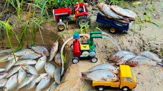 Catch fish using mini water pump | fishing exciting | diy tractor ‪@sunfarming7533‬