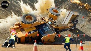 Dangerous Idiots Fastest Truck & Heavy Equipment Fails | Extreme Truck Idiots at Work #25