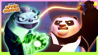 Po's Battles for Tianshang Weapons! ️ Kung Fu Panda: The Dragon Knight | Netflix After School