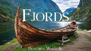 The Fjords 4K Nature Relaxation Film - Calming Piano Music - Amazing Nature