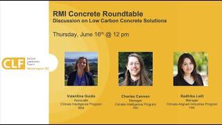 Concrete Roundtable | Rocky Mountain Institute (RMI)
