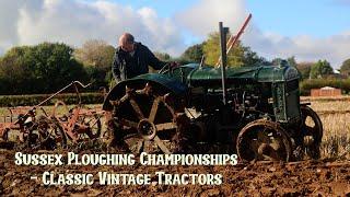 Sussex Ploughing Championships 2024 - Classic Vintage Tractors