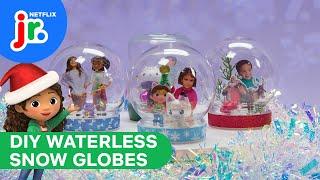 DIY Waterless Snow Globes ️ Gabby’s Dollhouse, Spellbound, & More! | Netflix Jr