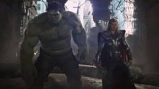 Avengers vs Chitauri army - Hulk punches Thor scene | Avengers 2012