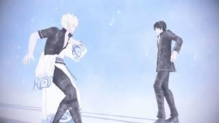 【MMD銀魂】銀さんと土方さんでエンゼルフィッシュ