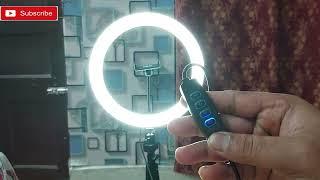 Kreo Halo 12" Premium Ring Light + Tripod (Combo) Unboxing & Testing // The technoboy // Ring Light